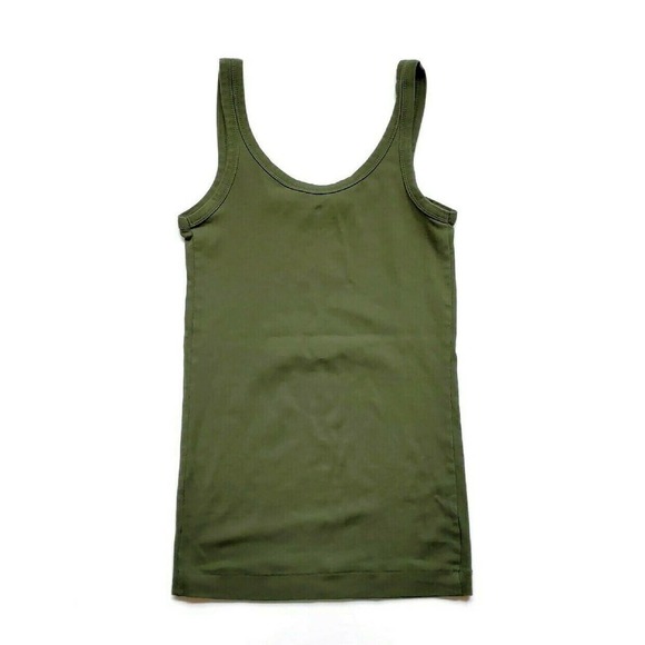 Banana Republic Petite Tank XS Olive Army - Picture 2 of 3